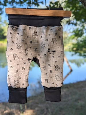 Pantalon évolutif bébé Gaufré renard (unisexe) Les Fantaisies de Malou