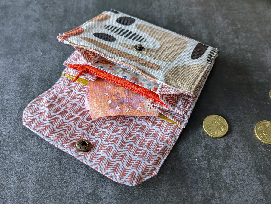 Porte-monnaie Vintage (simili cuir) Les Fantaisies de Malou