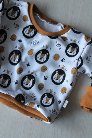 Pantalon évolutif bébé et enfant Lions (Copie) Les Fantaisies de Malou
