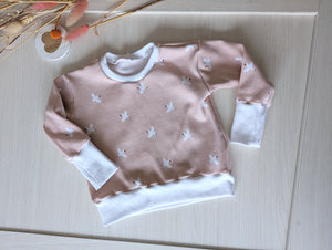 Pull évolutif bébé et enfant gaufré Colombe Les Fantaisies de Malou