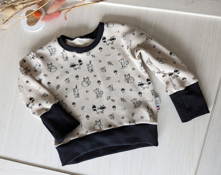 Pantalon évolutif bébé Gaufré renard (unisexe) Les Fantaisies de Malou
