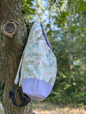 Sac à dos enfant maternelle Douceur Marine Les Fantaisies de Malou
