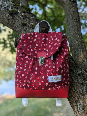 Sac à dos enfant maternelle Bordeau Les Fantaisies de Malou