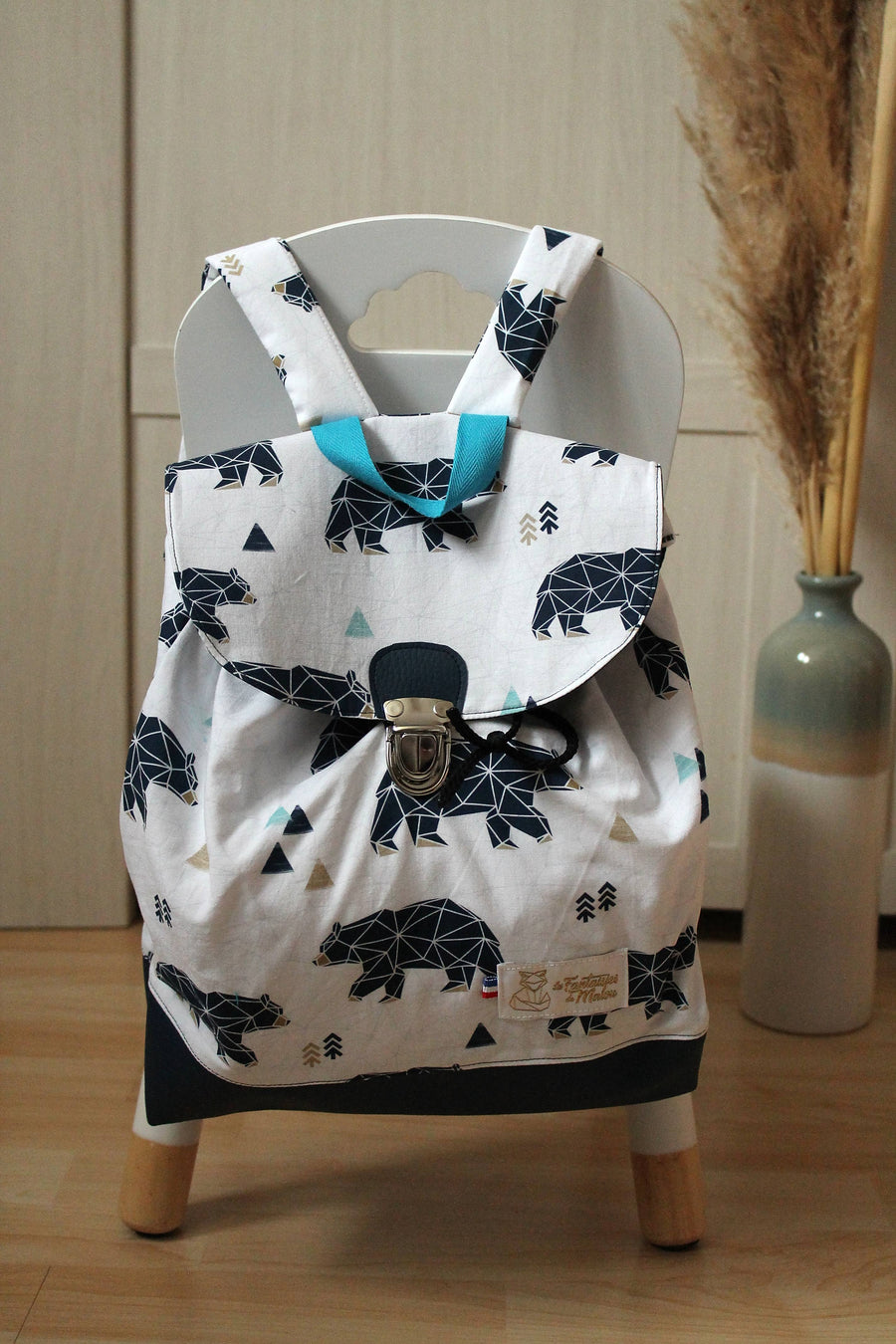 Sac à dos enfant ou adulte à personnaliser Les Fantaisies de Malou