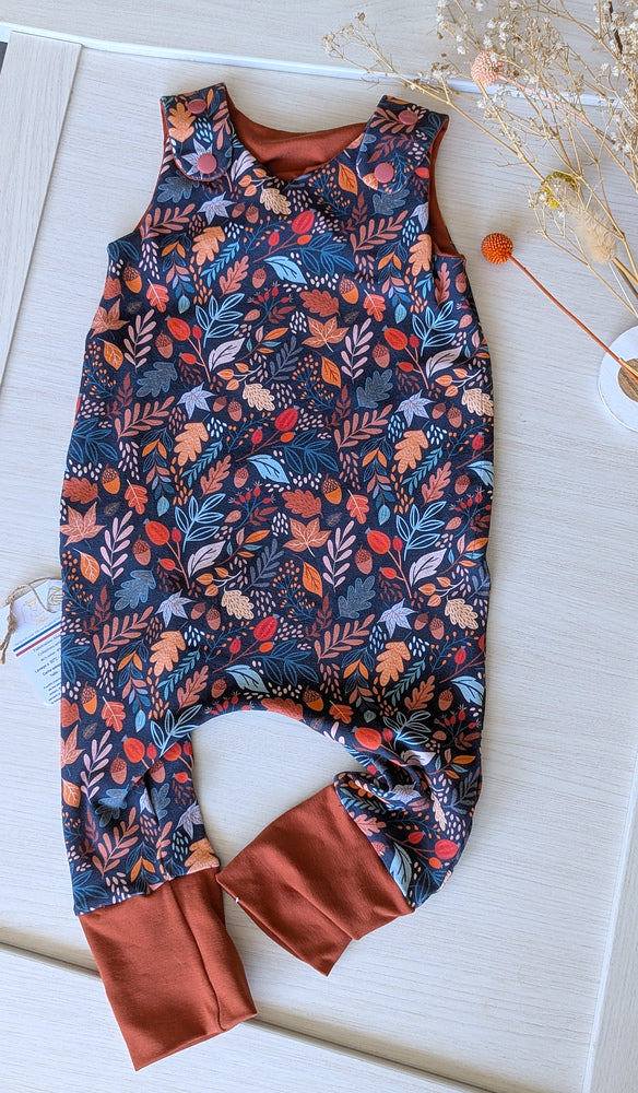 Salopette évolutif bébé et enfant Automne Les Fantaisies de Malou