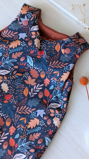 Salopette évolutif bébé et enfant Automne Les Fantaisies de Malou