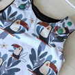 Charger l'image dans la galerie, Salopette évolutive Toucan bébé et enfant Les Fantaisies de Malou

