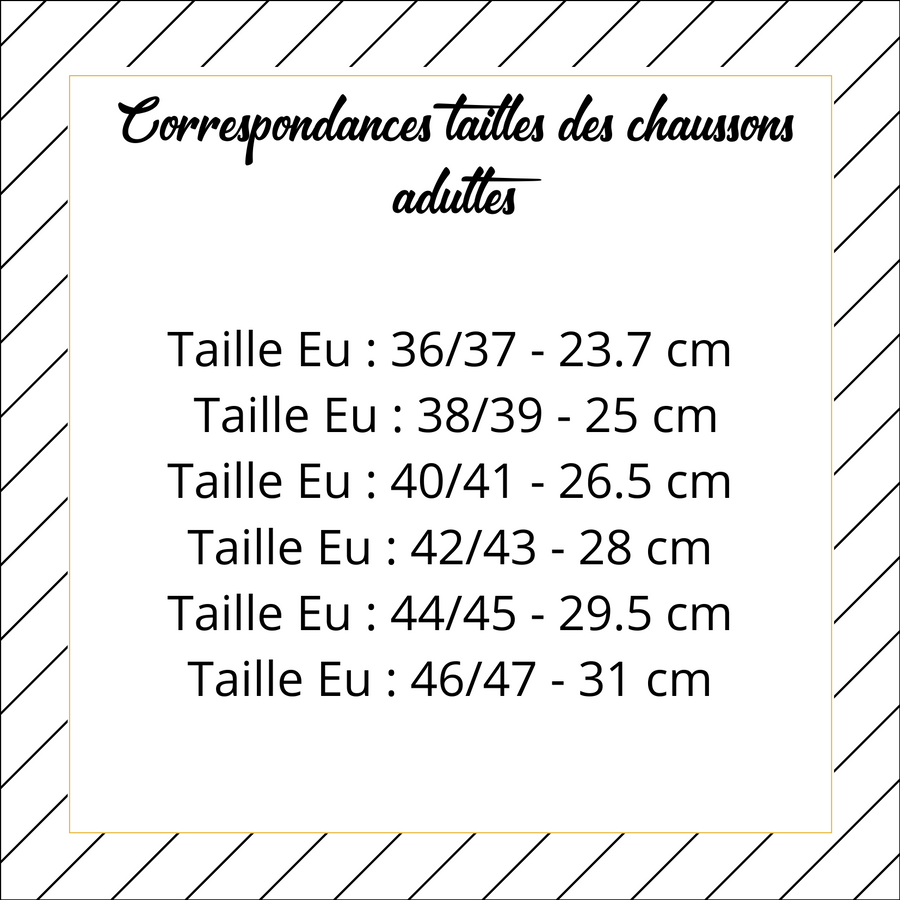 Chaussons souples pour adulte (plusieurs modèles) Les Fantaisies de Malou