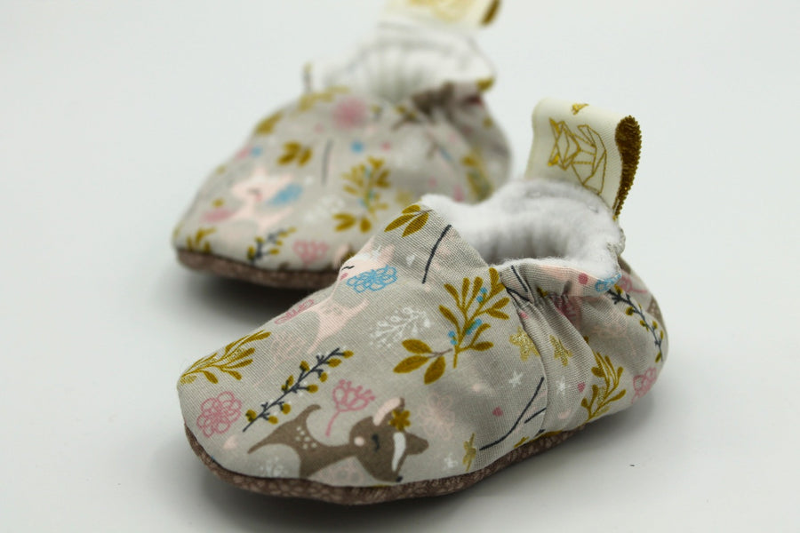 Chaussons souples pour enfant (plusieurs modèles) Les Fantaisies de Malou