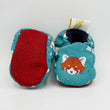 Charger l'image dans la galerie, Chaussons souples bébé Panda Roux Les Fantaisies de Malou

