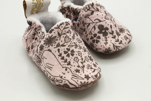 Chaussons souple bébé Lapinou Les Fantaisies de Malou