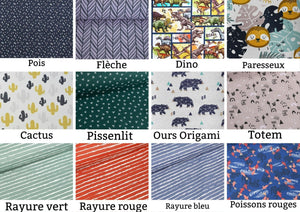 Chaussons souples pour adulte (plusieurs motifs) Les Fantaisies de Malou