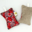 Charger l'image dans la galerie, Eponge lavable double-face Fleurs Rouges Les Fantaisies de Malou
