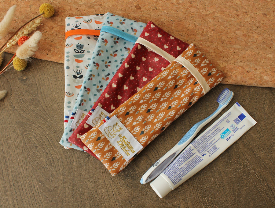 Etui à brosse à dent ou couvert Opale Les Fantaisies de Malou