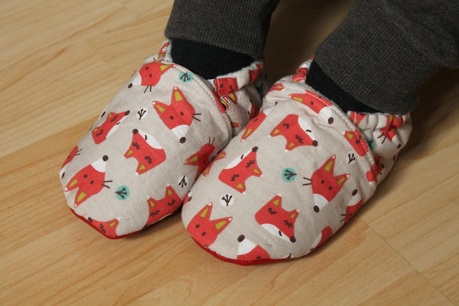 Chaussons souples pour enfant (plusieurs motifs) Les Fantaisies de Malou