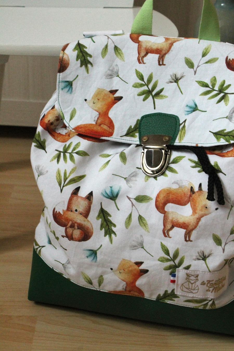 Sac à dos enfant maternelle Renard Les Fantaisies de Malou