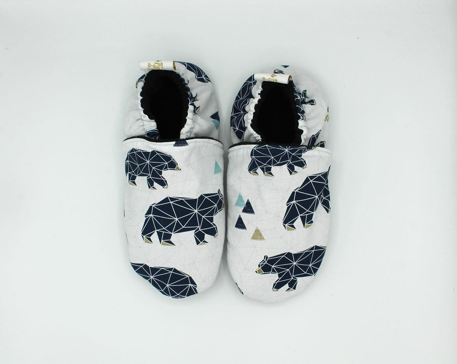 Chaussons souples pour enfant (plusieurs motifs) Les Fantaisies de Malou