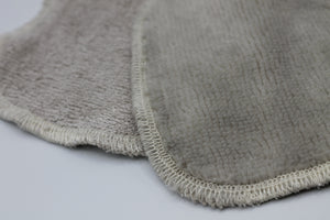 Lingettes lavables double-face OekoTex, panier cuivre Les Fantaisies de Malou