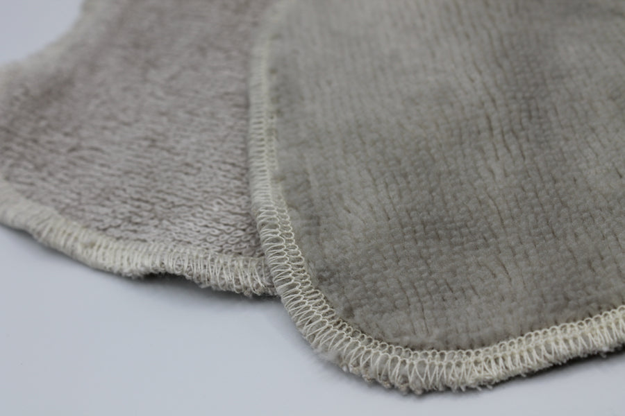 Lingettes lavables double-face OekoTex, panier cuivre Les Fantaisies de Malou