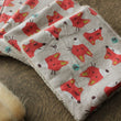 Charger l'image dans la galerie, Lot de 5 lingettes lavables Oeko-tex Tête de renard Les Fantaisies de Malou
