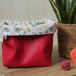 Load image into Gallery viewer, Panier Réversible Douces Fleurs Les Fantaisies de Malou
