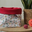 Load image into Gallery viewer, Panier Réversible Douces Fleurs Les Fantaisies de Malou
