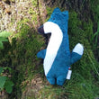 Load image into Gallery viewer, Renardou bleu, le doudou renard Les Fantaisies de Malou
