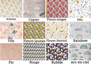 Chaussons souples pour adulte (plusieurs motifs) Les Fantaisies de Malou