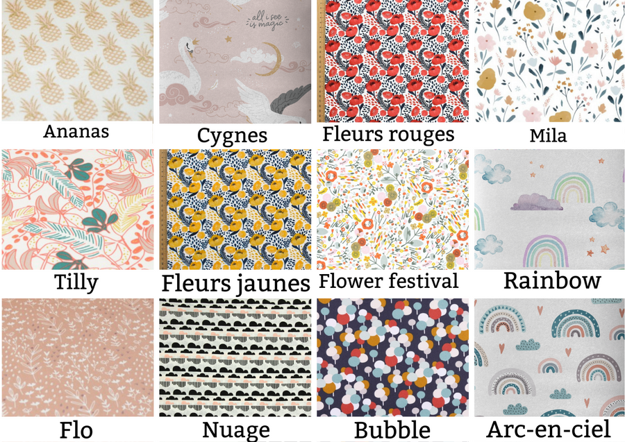 Chaussons souples pour adulte (plusieurs motifs) Les Fantaisies de Malou