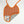 Load image into Gallery viewer, Bavoir imperméable Orange Les Fantaisies de Malou
