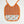 Load image into Gallery viewer, Bavoir imperméable Orange Les Fantaisies de Malou
