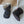 Load image into Gallery viewer, Bottines souples Stripes (chaussons montants fourrés), bébé, enfant et adulte Les Fantaisies de Malou
