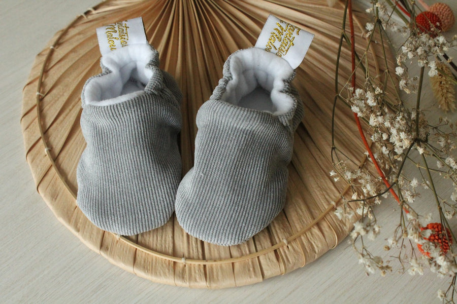Chaussons souples bébé unisexe Velour Les Fantaisies de Malou