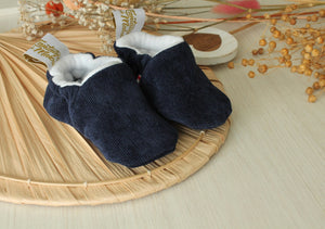 Chaussons souples bébé unisexe Velour Les Fantaisies de Malou