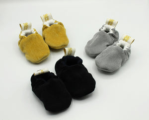 Chaussons souples bébé unisexe Velour Les Fantaisies de Malou