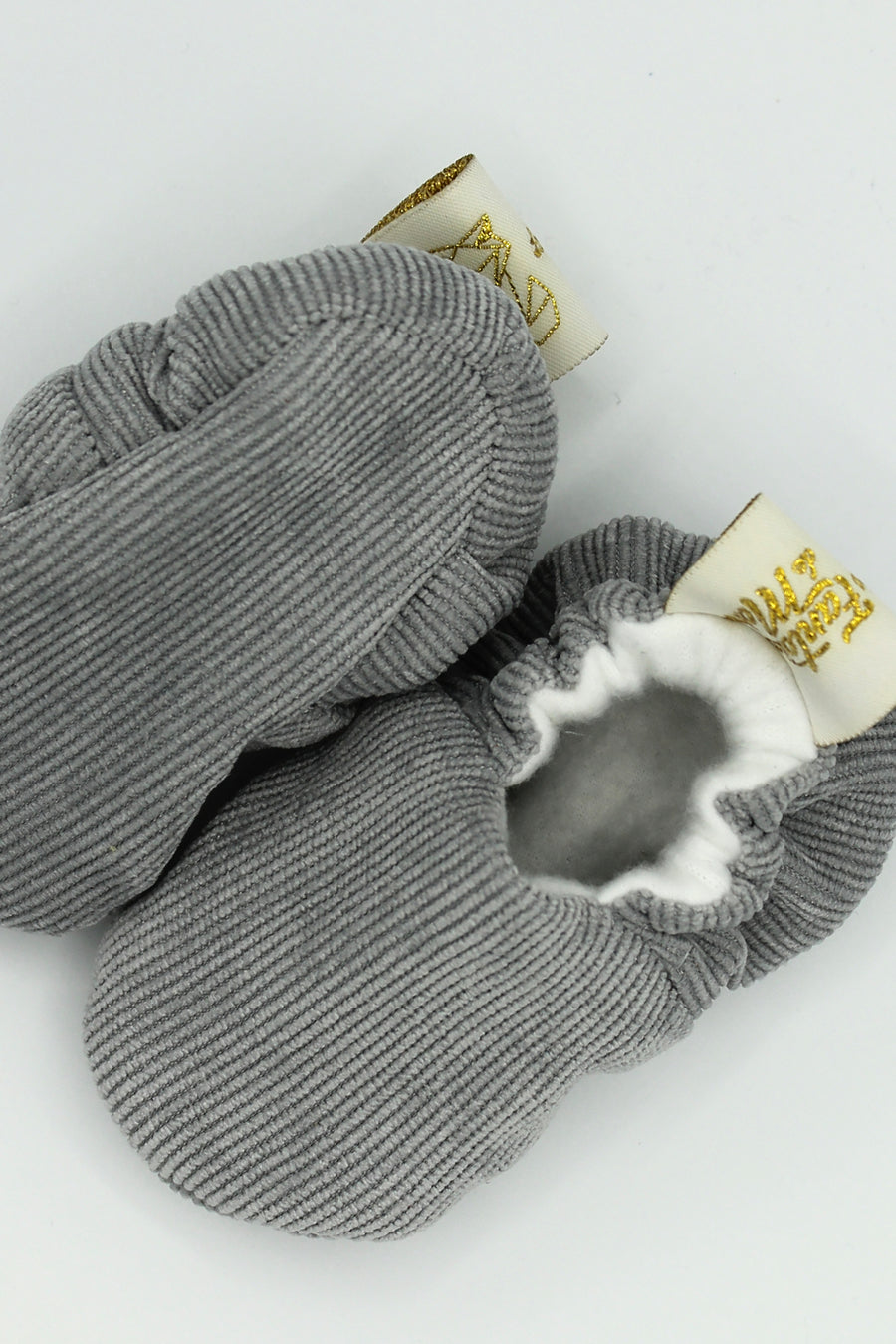 Chaussons chaussettes antidérapants fourrés pour bébé