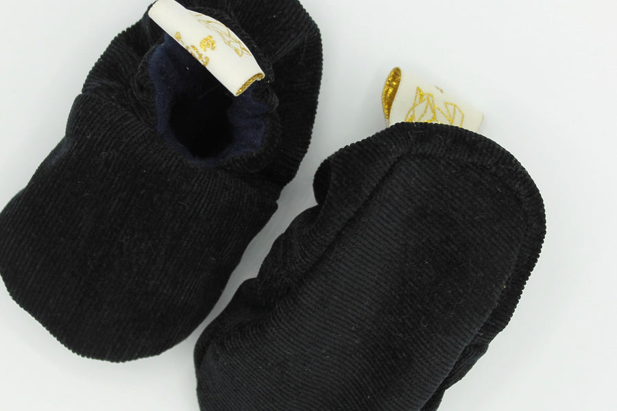 Chaussons souples bébé unisexe Velour Les Fantaisies de Malou