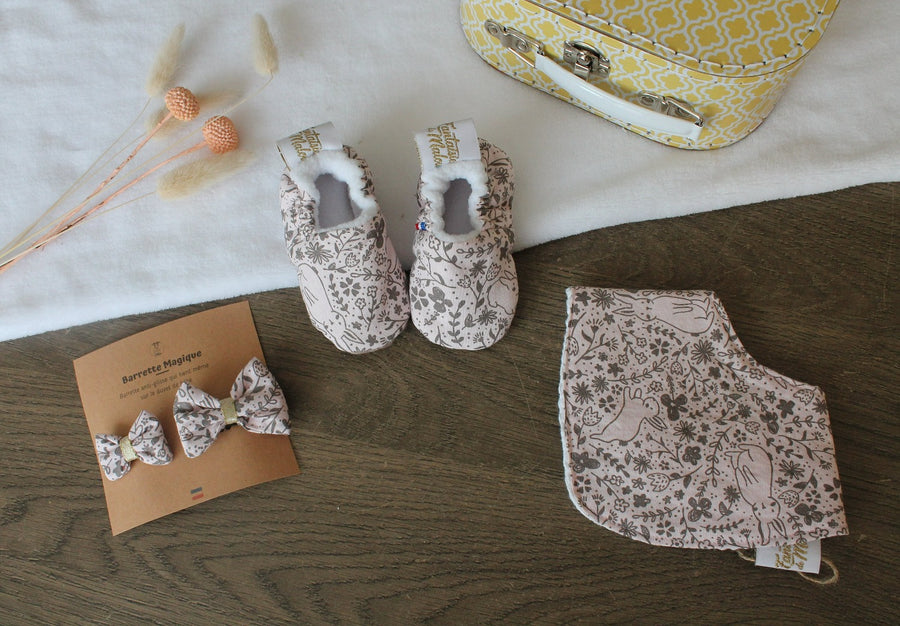 Coffret cadeau naissance Lapinou Les Fantaisies de Malou