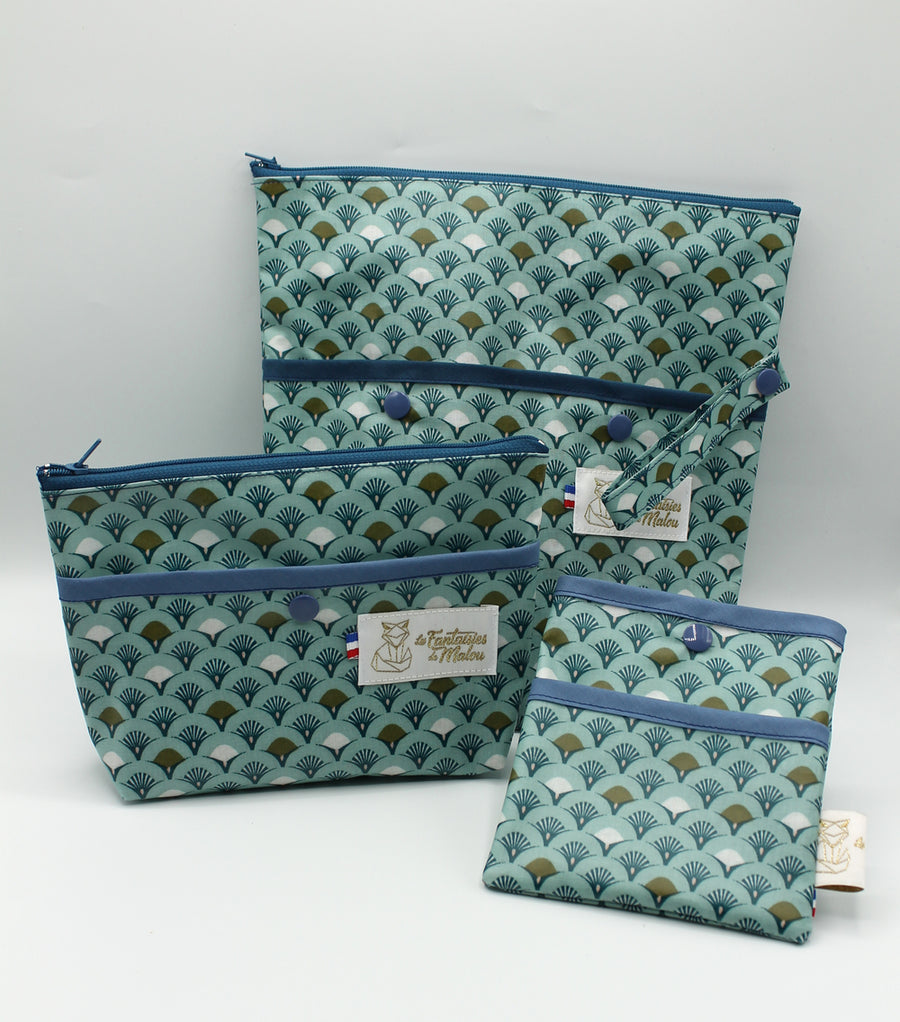 Pochette intermédiaire imperméable Eventail Les Fantaisies de Malou