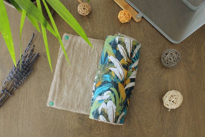 Essuie-tout lavable Tropic 6 feuilles Les Fantaisies de Malou