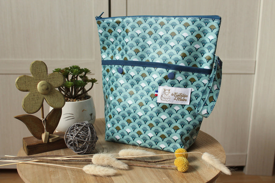 Grande pochette imperméable Eventail Les Fantaisies de Malou