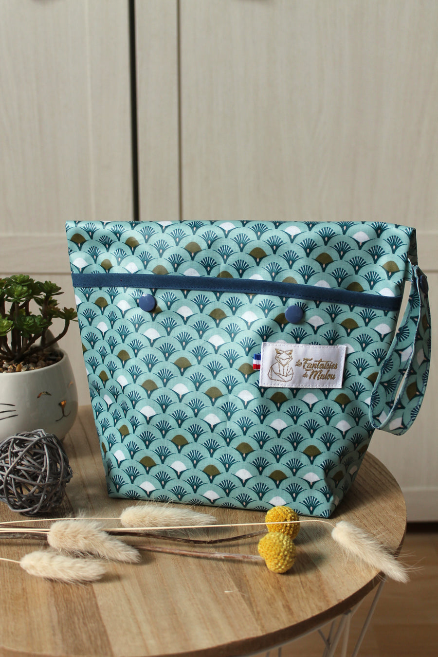 Grande pochette imperméable Eventail Les Fantaisies de Malou