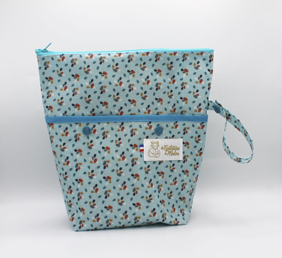 Grande pochette imperméable Opale Les Fantaisies de Malou