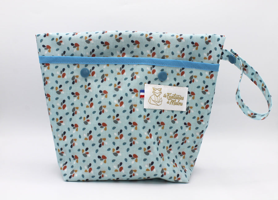 Grande pochette imperméable Opale Les Fantaisies de Malou