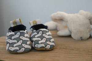 Chaussons souples bébé AhGlaGla Les Fantaisies de Malou