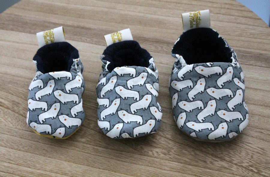 Chaussons souples bébé AhGlaGla Les Fantaisies de Malou