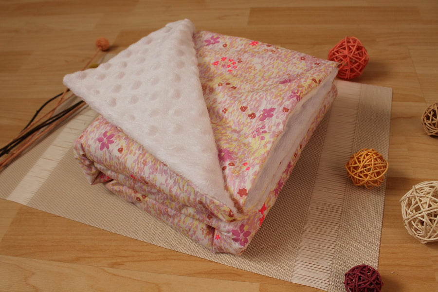 Couverture bébé Petites Fleurs Rico Design Les Fantaisies de Malou