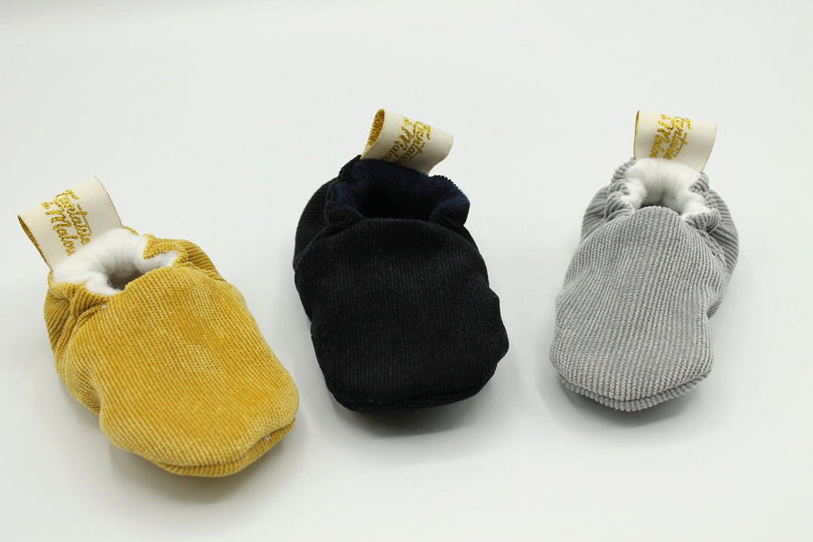 Chaussons souples bébé unisexe Velour Les Fantaisies de Malou