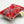 Load image into Gallery viewer, Eponge lavable double-face Fleurs Rouges Les Fantaisies de Malou
