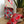 Charger l&#39;image dans la galerie, Eponge lavable double-face Fleurs Rouges Les Fantaisies de Malou
